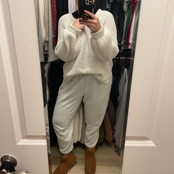 Madewell Oversize Cream Sweater - Picture 3 of 6